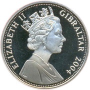 1 Crown - Elizabeth II Tercentenary obverse image