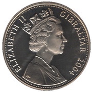 1 Crown - Elizabeth II Winston Churchill obverse image