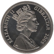 1 Crown - Elizabeth II Naval battle - First shot obverse image