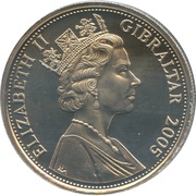 1 Crown - Elizabeth II Sir Thomas Masterman Hardy obverse image