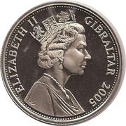 1 Crown - Elizabeth II Nelson's Column obverse image