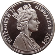 1 Crown - Elizabeth II Order of the Garter obverse image