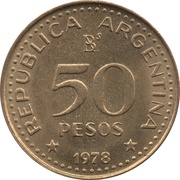 50 Pesos José de San Martín obverse image