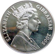 1 Crown - Elizabeth II Chelsea Flower Show obverse image