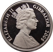 1 Crown - Elizabeth II Royal Ascot obverse image