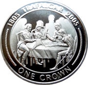 1 Crown - Elizabeth II Band of Brothers, United Kingdom, 2005 reverse image