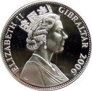 1 Crown - Elizabeth II 40th Anniversary-England winning World Cup obverse image