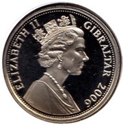 1 Crown - Elizabeth II Diamond Wedding obverse image