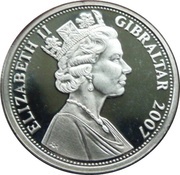 1 Crown - Elizabeth II Westminster Abbey obverse image