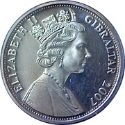 1 Crown - Elizabeth II Supermarine Spitfire obverse image