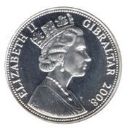 1 Crown - Elizabeth II Flypast; Silver plated obverse image