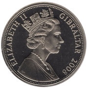 1 Crown - Elizabeth II English Electric Canberra obverse image
