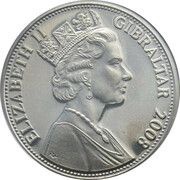 1 Crown - Elizabeth II Airco D.H.9 obverse image