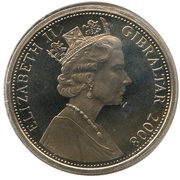 1 Crown - Elizabeth II Avro 504 obverse image