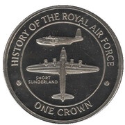 1 Crown - Elizabeth II Short Sunderland, United Kingdom, 2008 reverse image