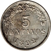 5 Centavos reverse image