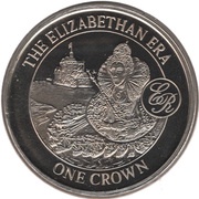 1 Crown - Elizabeth II Elizabeth I, United Kingdom, 2008 reverse image