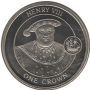 1 Crown - Elizabeth II Henry VIII, United Kingdom, 2008 reverse image
