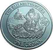 1 Crown - Elizabeth II Elizabeth I, United Kingdom, 2008 reverse image