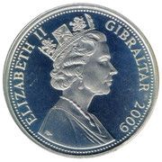 1 Crown - Elizabeth II Henry VIII; Silver plated obverse image