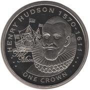 1 Crown - Elizabeth II Henry Hudson, United Kingdom, 2009 reverse image