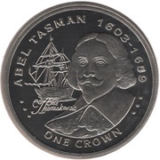 1 Crown - Elizabeth II Abel Tasman, United Kingdom, 2009 reverse image