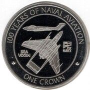 1 Crown - Elizabeth II Sea Vixen, United Kingdom, 2009 reverse image