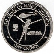 1 Crown - Elizabeth II Westland Whirlwind, United Kingdom, 2009 reverse image