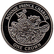 1 Crown - Elizabeth II Bonnie Prince Charlie, United Kingdom, 2009 reverse image