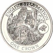 1 Crown - Elizabeth II English Reformation, United Kingdom, 2009 reverse image