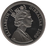 1 Crown - Elizabeth II Battle of Agincourt obverse image