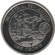 1 Crown - Elizabeth II Industrial Revolution, United Kingdom, 2009 reverse image