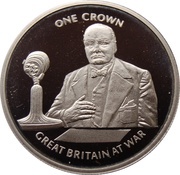 1 Crown - Elizabeth II Great Britain at War, United Kingdom, 2010 reverse image