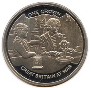 1 Crown - Elizabeth II Princess Elizabeth, United Kingdom, 2010 reverse image