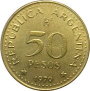50 Pesos Patagonia Conquest obverse image