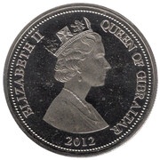 1 Crown - Elizabeth II Thames Diamond Jubilee Pageant obverse image