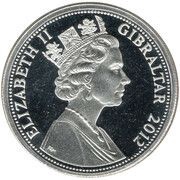 1 Crown - Elizabeth II Diamond Jubilee; Silver Plated obverse image