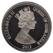 1 Crown - Elizabeth II 60th Anniversary of Ascent of Mount Everest obverse image