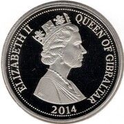 1 Crown - Elizabeth II WW1 Land obverse image