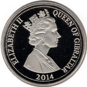 1 Crown - Elizabeth II WW1 Sea obverse image