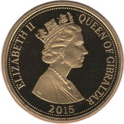 1 Crown - Elizabeth II Longest Reigning Monarch obverse image