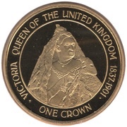 1 Crown - Elizabeth II Victoria, United Kingdom, 2015 reverse image