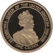 1 Crown - Elizabeth II Elizabeth II reverse image