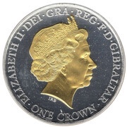 1 Crown - Elizabeth II 90th Birthday - 4th Effigy obverse image