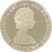 1 Crown - Elizabeth II 90th Birthday - 2nd Effigy; Silver Proof obverse image