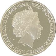 1 Crown - Elizabeth II 90th Birthday - 4th Effigy; Silver Proof obverse image