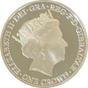 1 Crown - Elizabeth II 90th Birthday Crown - Last effigy; Silver Proof obverse image