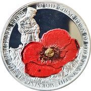 1 Crown - Elizabeth II Remembrance, United Kingdom, 2017 reverse image