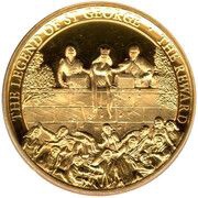 1 Crown - Elizabeth II The Legend of St George - The Reward, United Kingdom, 2017 reverse image