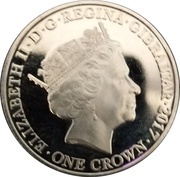 1 Crown - Elizabeth II Battle of the Somme obverse image
